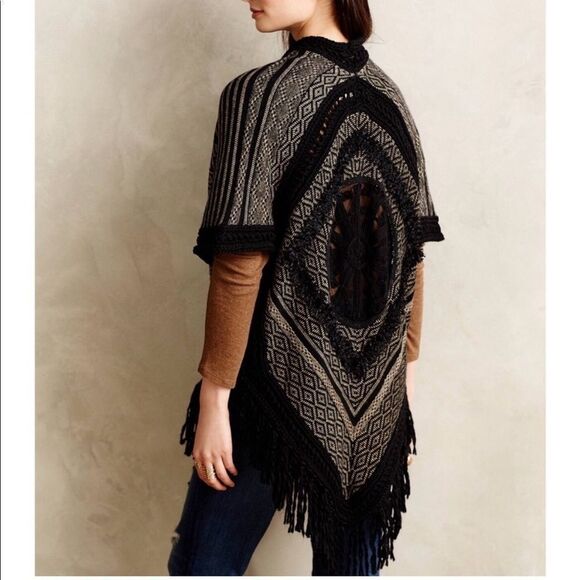 New Anthropologie Angel of the North Galenia Sweater Cardigan One Size - Picture 3 of 7